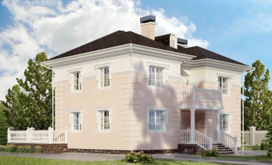 155-005-Л Проект двухэтажного дома, красивый домик из газобетона Гагарин | Проекты домов от House Expert