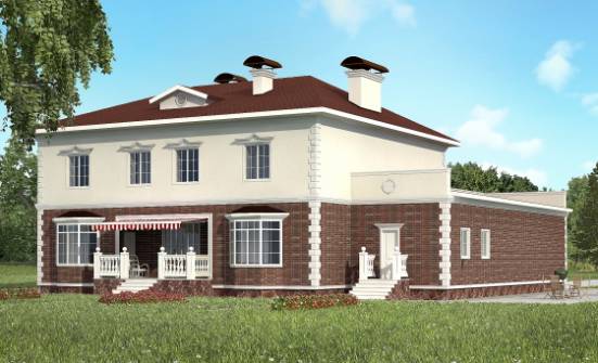 380-001-Л Проект двухэтажного дома, гараж, уютный домик из кирпича Ярцево | Проекты домов от House Expert
