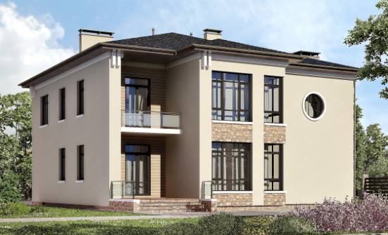 300-005-Л Проект двухэтажного дома, просторный загородный дом из кирпича Смоленск | Проекты домов от House Expert