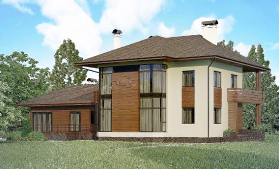 300-001-П Проект двухэтажного дома, уютный дом из кирпича Вязьма | Проекты домов от House Expert