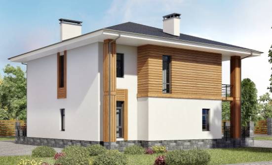 180-015-П Проект двухэтажного дома, бюджетный дом из блока Ярцево | Проекты домов от House Expert