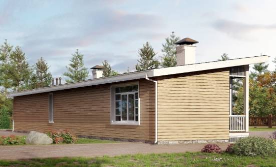 110-004-Л Проект бани из кирпича Сафоново | Проекты одноэтажных домов от House Expert