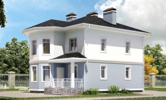 120-001-П Проект двухэтажного дома, экономичный загородный дом из теплоблока Ярцево | Проекты домов от House Expert
