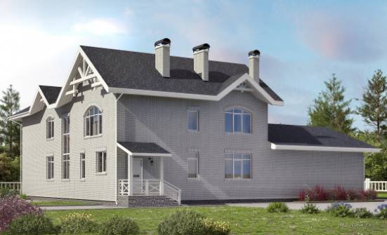 340-004-П Проект двухэтажного дома, классический домик из пеноблока Вязьма | Проекты домов от House Expert