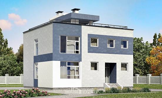 180-005-П Проект двухэтажного дома, просторный загородный дом из керамзитобетонных блоков Ярцево | Проекты домов от House Expert