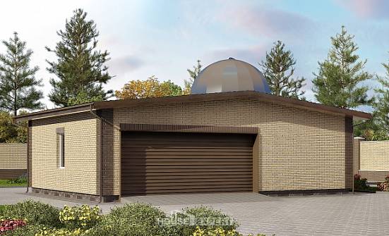 075-001-Л Проект гаража из кирпича Гагарин | Проекты домов от House Expert