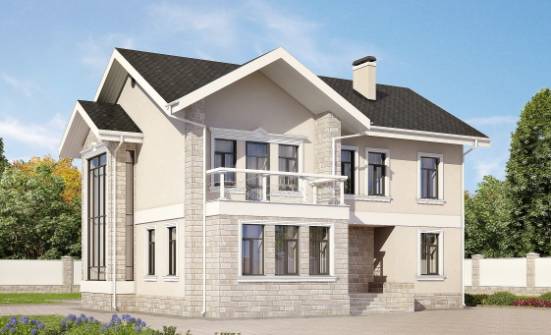 170-008-Л Проект двухэтажного дома, экономичный дом из газобетона Вязьма | Проекты домов от House Expert