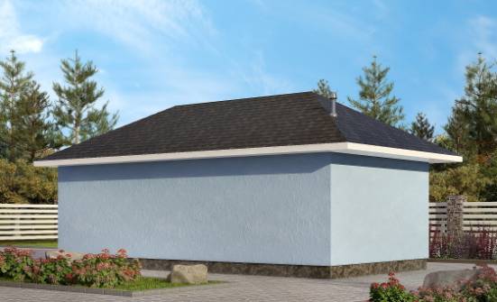 040-001-Л Проект гаража из теплоблока Смоленск | Проекты домов от House Expert