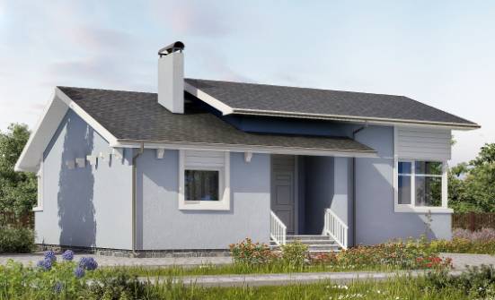 110-003-Л Проект одноэтажного дома, классический домик из газосиликатных блоков Вязьма | Проекты домов от House Expert
