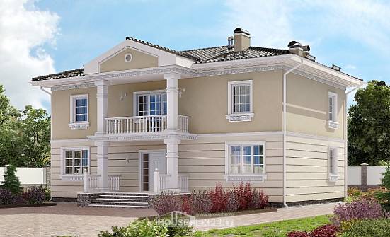 210-005-Л Проект двухэтажного дома, простой домик из керамзитобетонных блоков Ярцево | Проекты домов от House Expert