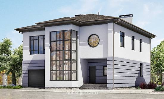 300-006-Л Проект двухэтажного дома, гараж, уютный дом из кирпича Вязьма | Проекты домов от House Expert