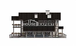 250-002-Л Проект двухэтажного дома с мансардой, гараж, средний дом из кирпича Вязьма, House Expert