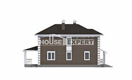 185-002-П Проект двухэтажного дома, экономичный дом из бризолита Десногорск, House Expert