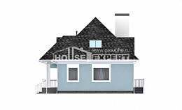 110-001-Л Проект двухэтажного дома с мансардой, доступный загородный дом из керамзитобетонных блоков Ярцево, House Expert
