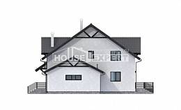290-003-П Проект двухэтажного дома с мансардным этажом, уютный домик из поризованных блоков Сафоново, House Expert