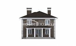 185-002-П Проект двухэтажного дома, красивый коттедж из газосиликатных блоков Гагарин, House Expert