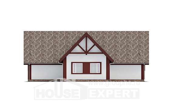 145-002-Л Проект гаража из арболита Гагарин, House Expert