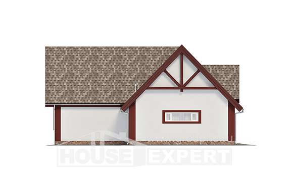145-002-Л Проект гаража из пеноблока Ярцево, House Expert