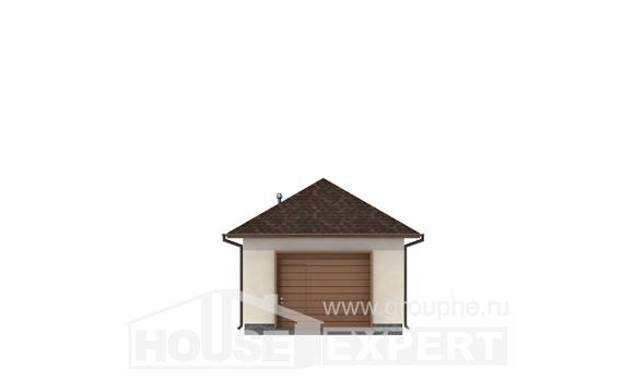 040-001-П Проект гаража из блока Ярцево, House Expert