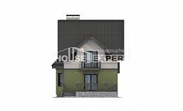 120-003-П Проект двухэтажного дома с мансардой, небольшой домик из бризолита Вязьма, House Expert