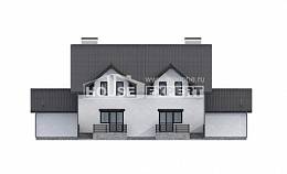290-003-П Проект двухэтажного дома с мансардным этажом, современный коттедж из керамзитобетонных блоков Сафоново, House Expert
