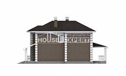 185-002-П Проект двухэтажного дома, красивый загородный дом из бризолита Смоленск, House Expert