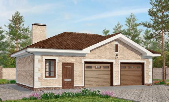 070-005-П Проект гаража из кирпича Сафоново | Проекты домов от House Expert