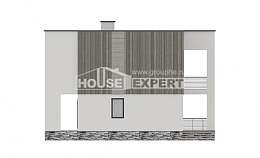 150-017-П Проект двухэтажного дома, экономичный загородный дом из поризованных блоков, Смоленск