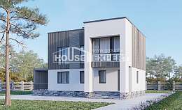 150-017-П Проект двухэтажного дома, уютный домик из керамзитобетонных блоков Десногорск, House Expert